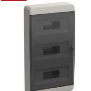 Бокс ЩРН-П-36 IP41 535х290х102мм черн. прозр. дверь IEK TEKFOR