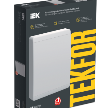 Бокс ЩРН-П-54 IP41 535х398х102мм бел. дверь IEK TEKFOR