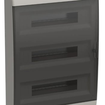 Бокс ЩРН-П-54 IP41 535х398х102мм черн. прозр. дверь IEK TEKFOR