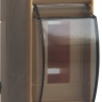 Бокс 1/2 IP30 140x50x65мм крышка сосна U-Plast (90)