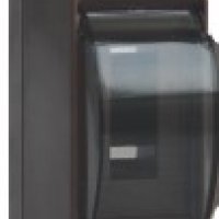 Бокс 1/2 IP30 140x50x65мм крышка черный U-Plast (90)