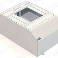Бокс 2/4 IP30 124x125x57мм Greenel (35)