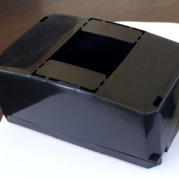 Бокс 2/4 IP30 140x100x65мм U-Plast ЧЕРНЫЙ (84)