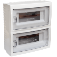 Бокс КНО-24Д IP20 268x284x108мм с 0-шиной и ДИН-рейкой (5)