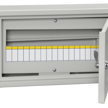 Щит ЩРН-18 IP31 265х440х120мм серый RAL7035 IEK