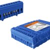 Шина нулевая в корп DIN-изол 6x9мм 12/1 синий TDM (10/300)
