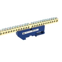 Шина нулевая на DIN  24/1 IEK 8x12мм (20/160)