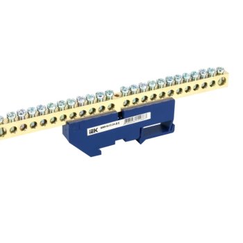 Шина нулевая на DIN  24/1 IEK 8x12мм (20/160)