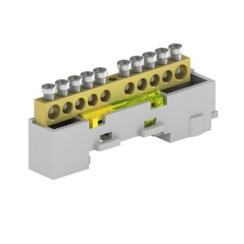 Шина Tekfor KSN-8-6x9-16 PE на DIN съёмное крепление (5/100)