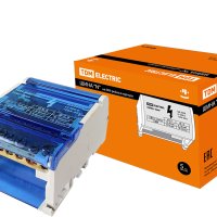 Шина нулевая   4x 7 TDM на DIN в корпусе (25)