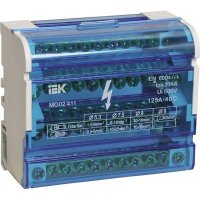 Шина в корпусе (кросс-модуль) на DIN-рейку 4x11 IEK (10/50)