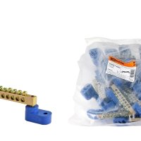 Шина нулевая   8/2 TDM 6x9мм угловой изолятор (20/500)