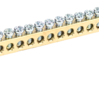 Шина нулевая  14/2 IEK 6x9мм угловой изолятор (10/400)