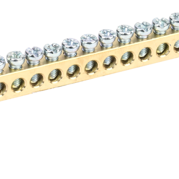 Шина нулевая  14/2 IEK 6x9мм угловой изолятор (10/400)