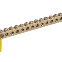 Шина "0"  16/2 IEK 8x12мм угловой изолятор (10/240)