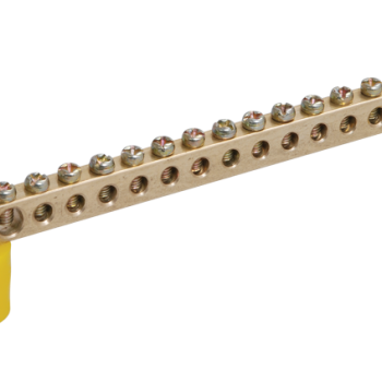 Шина "0"  16/2 IEK 8x12мм угловой изолятор (10/240)