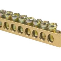 Шина "0"  8/2 IEK 6x9мм без изолятора край (10)