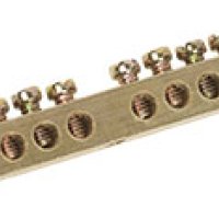 Шина без изолятора PEN 6x9мм 14 отверстий крепеж по центру IEK (10/560)