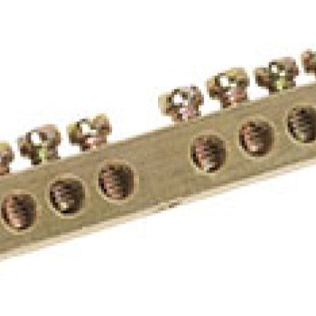 Шина нулевая 14/1 TDM 6x9мм без изолятора центр (10)