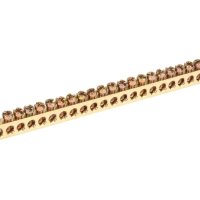 Шина без изолятора PEN 6x9мм 22 отверстия крепеж по краям IEK (10/360)