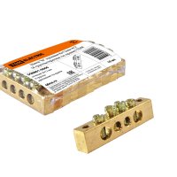 Шина "0" 4/2 TDM 8x12мм без изолятора край (10)