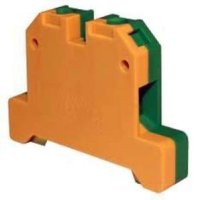 Зажим наборный IEK 35мм (JXB-земля) желто-зеленый (20)