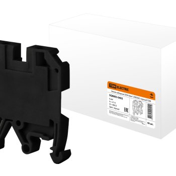 Зажим наборный TDM  6мм (JXB50А) черный (40)