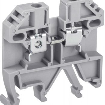Клемма винтовая КВИ-2,5мм2 серая IEK (50)