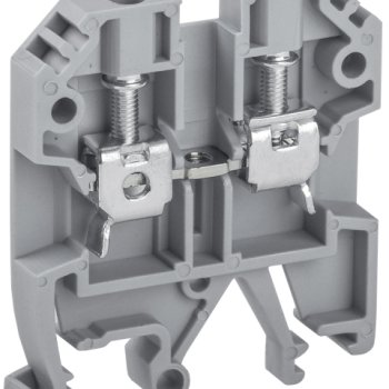 Клемма винтовая КВИ-4мм2 серая IEK (50)