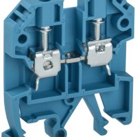 Клемма винтовая КВИ-4мм2 синяя IEK (50)