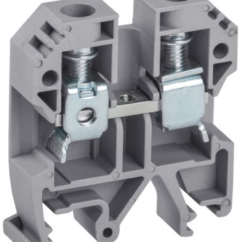 Клемма винтовая КВИ-6мм2 серая IEK (50)