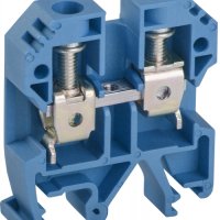 Клемма винтовая КВИ-6мм2 синяя IEK (50)