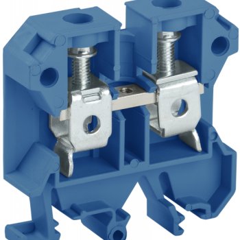 Клемма винтовая КВИ-16мм2 синяя IEK (50)