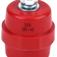 Изолятор IEK SM40 силовой M8 с болтом (10)