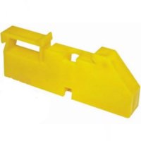 Изолятор IEK для нулевой шины на DIN желтый (120)