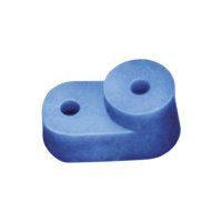 Изолятор IEK для нулевой шины угловой синий (200)