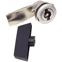 Замок-защелка IEK 22-17/46 с пластмассовым ключем (10)