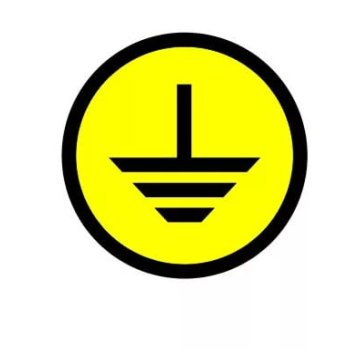 Знак "Земля" 30х30мм IEK (96)