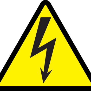 Знак "Молния" 50х50х50мм IEK (110)