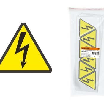 Знак "Молния" (треугольник) 85х85х85мм TDM (96)