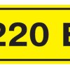 Наклейка "220В" (40х20мм) IEK (100)