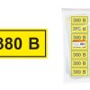 Наклейка "380В" (35х100мм) TDM (21)