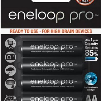 Аккумулятор NiMh R 6 2500мАч Panasonic Eneloop 4xBL Pro (40)