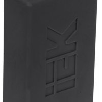 Заглушка КМЗ  40х25 4шт черный IEK (24)