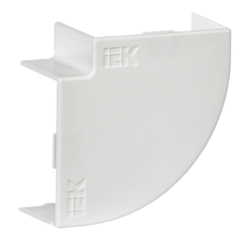 Поворот 90° КМП  20x10мм 4шт IEK (24)