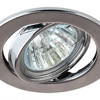 Светильник точечный поворотный MR16 хром Эра ST2A CH d90/70мм (10)