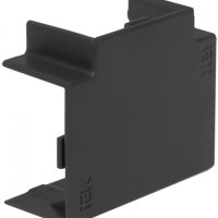 Т-образный угол КМТ  25x16мм 4шт черный IEK (12)