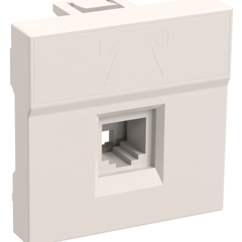 Розетка РКФ-20-00-П RJ-11 2модуля IEK Праймер (10)