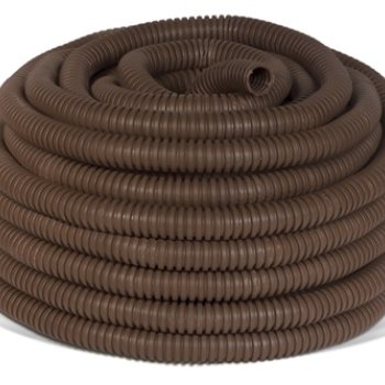 Труба гофрированная ПВХ 25мм Дуб U-Plast ( 25)