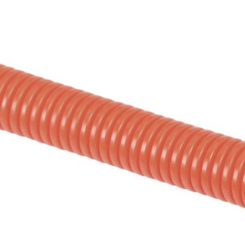 Труба гофрированная ПНД 16мм оранжевый IEK (50)